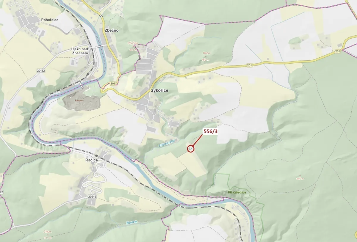 Dražba lesa 326 m²